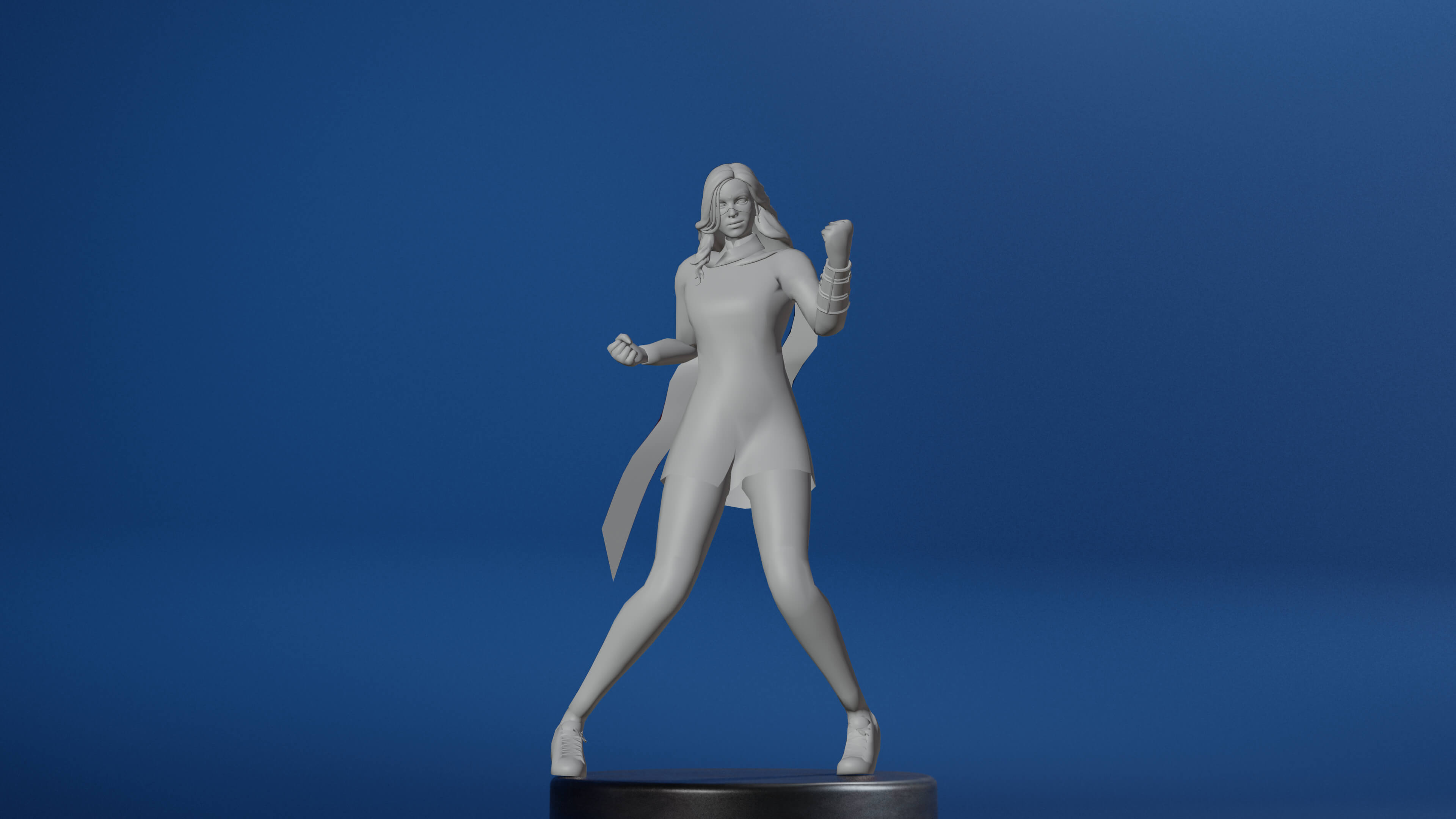 MS. Marvel - Kamala Khan 3D Model by VFXMatrix