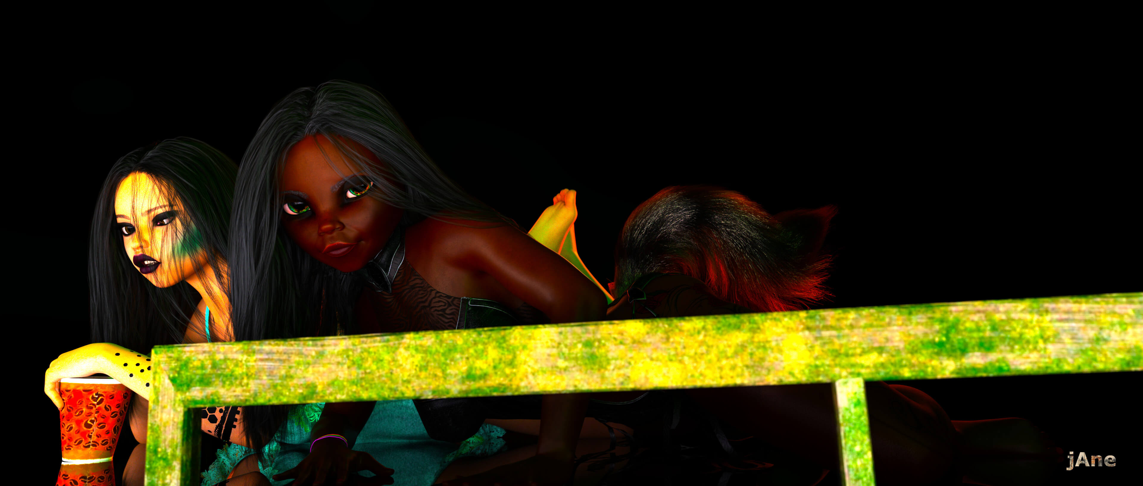 Mr I dont Think She LIkes U 3D Render, Digital Art by Vince