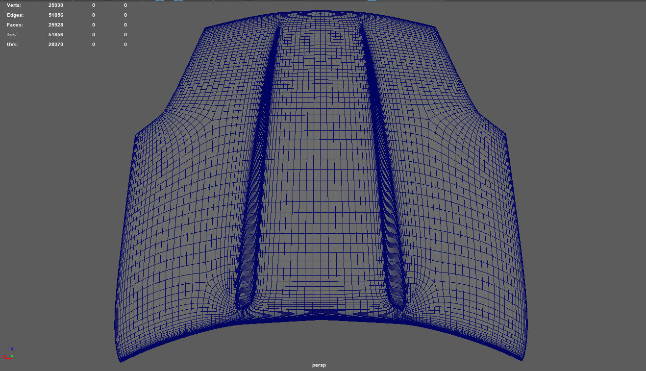 Car Bonnet Mod Car Bonnet 04 - 3D Model by ViperJr3D