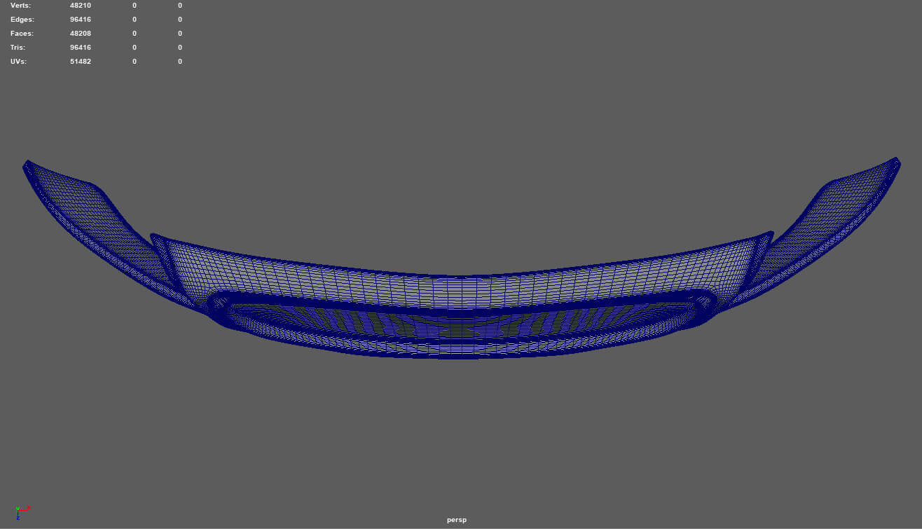 Front Bumper Audi TT - 3D Print Model by ViperJr3D
