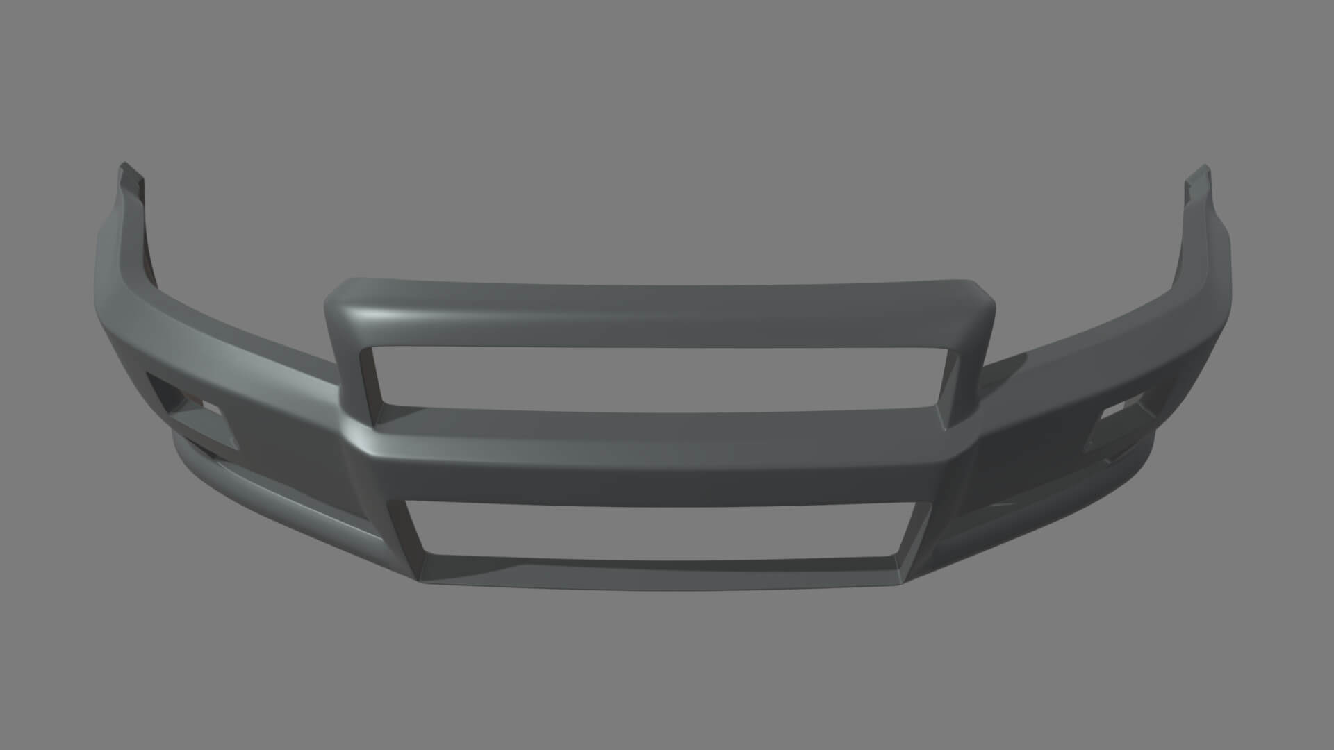 Front Bumper Nissan Skyline Custom - 3D Model by ViperJr3D