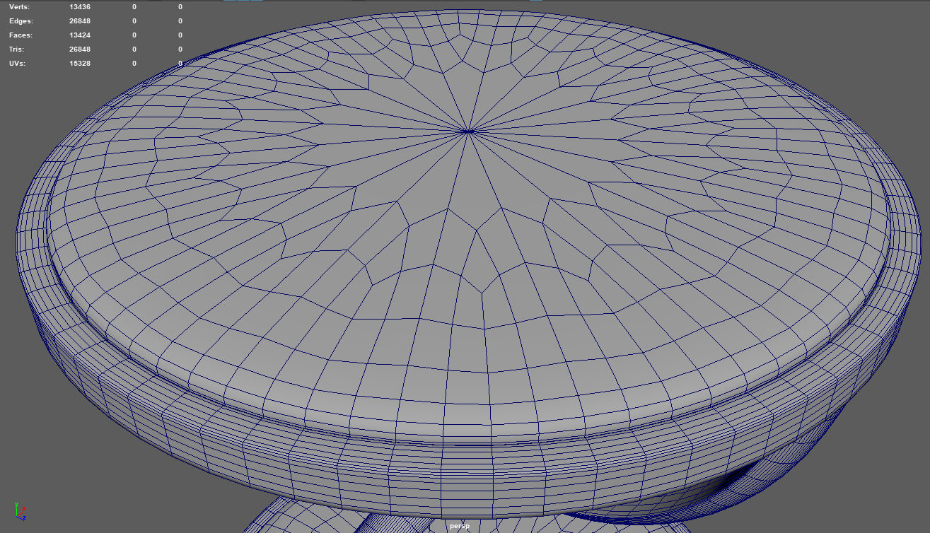 Modern Luxury Table 02 - 3D Model by ViperJr3D