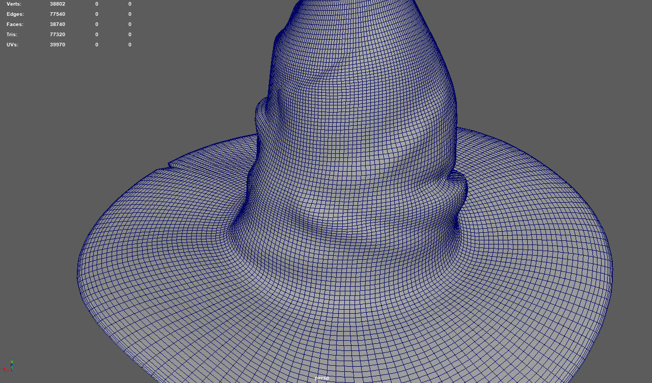 Sorting Hat Harry Potter - 3D Model by ViperJr3D