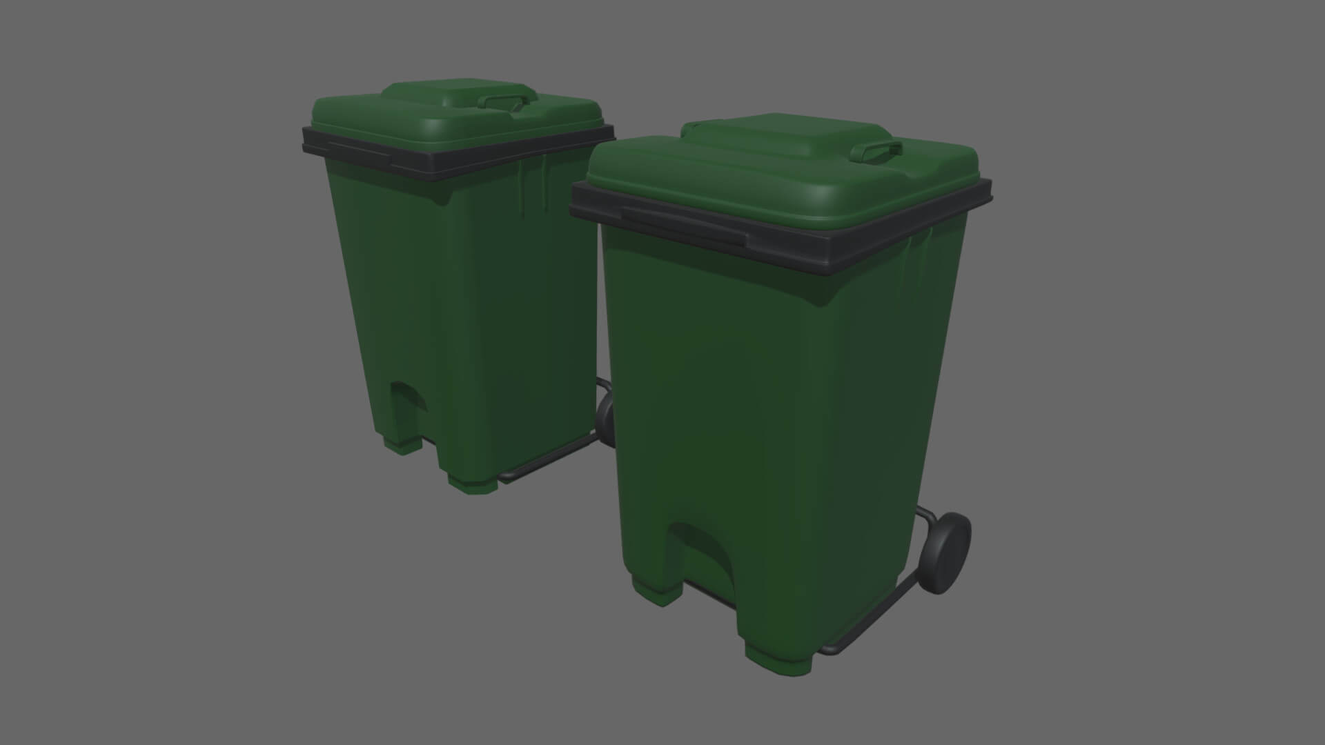 Trash Can Bin 3D Model by ViperJr3D