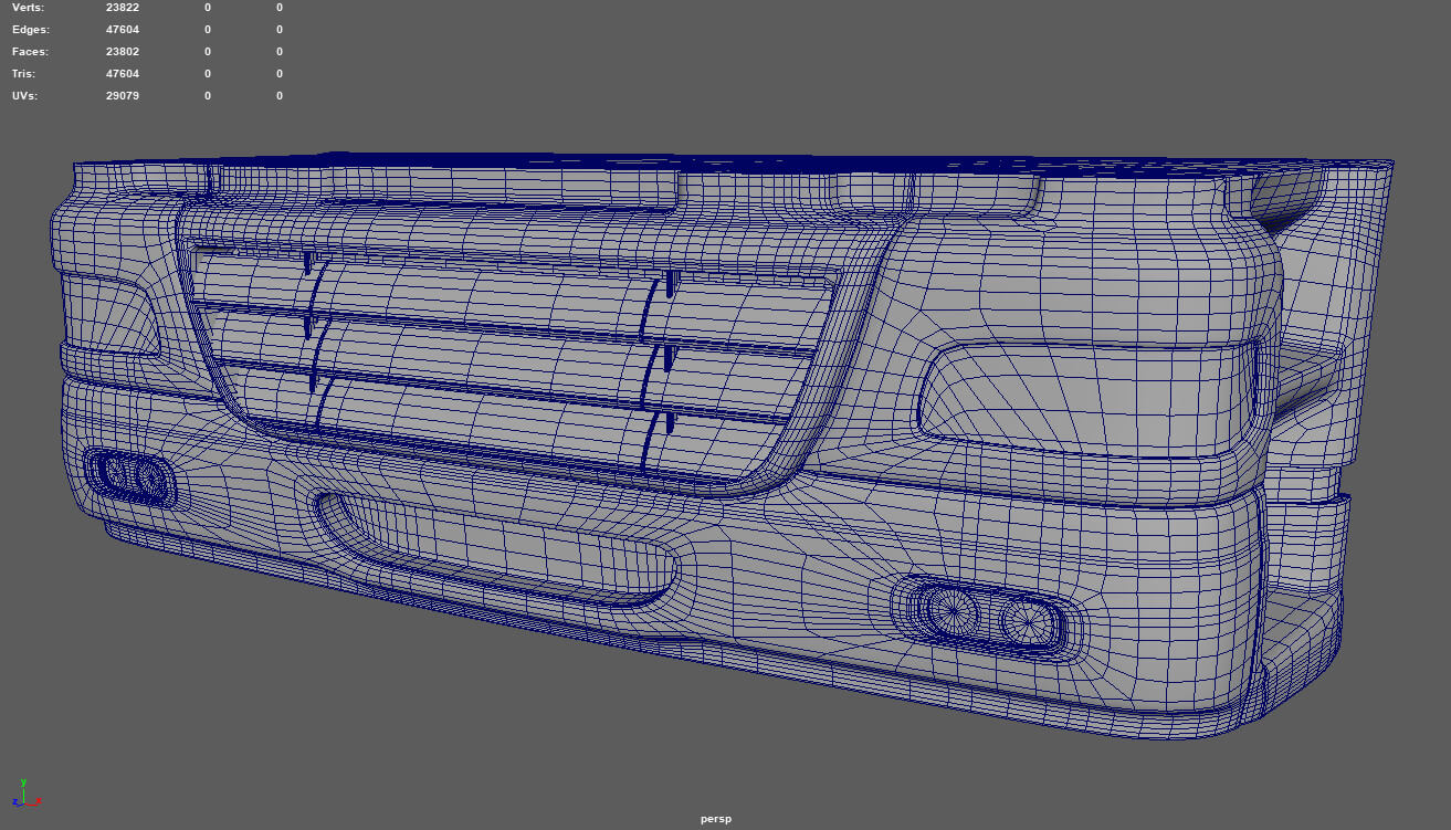 Truck Bumper - 3D Model by ViperJr3D