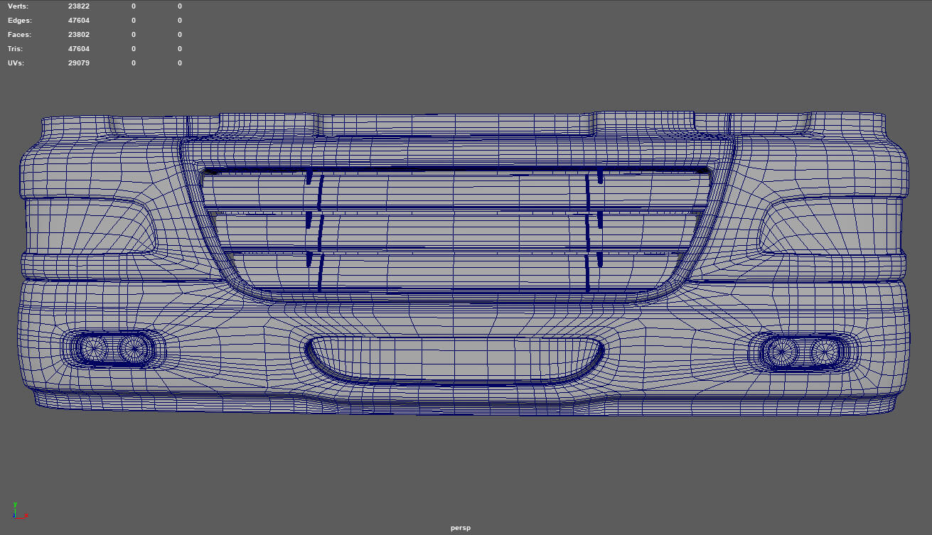 Truck Bumper - 3D Model by ViperJr3D