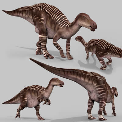 Iguanodon Lives 8K - 3D Animated Model