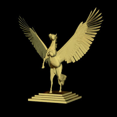Print Ready Decoration Pegasus