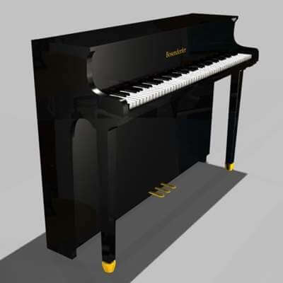 Vertical Bosendorf Piano