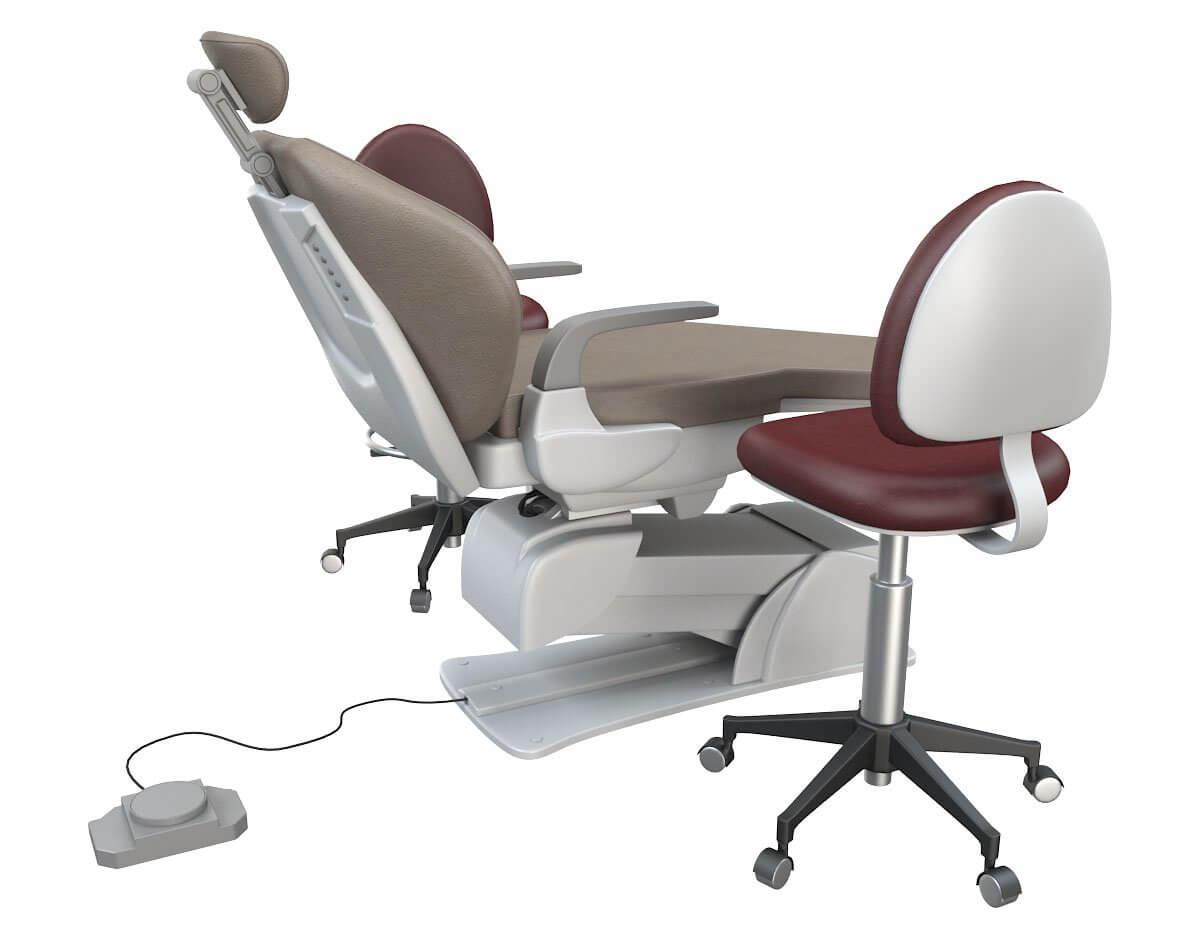 Belmont Dental Chair 3D Model by virtual3d