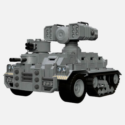 Half-track APC-1-Urban-Clean