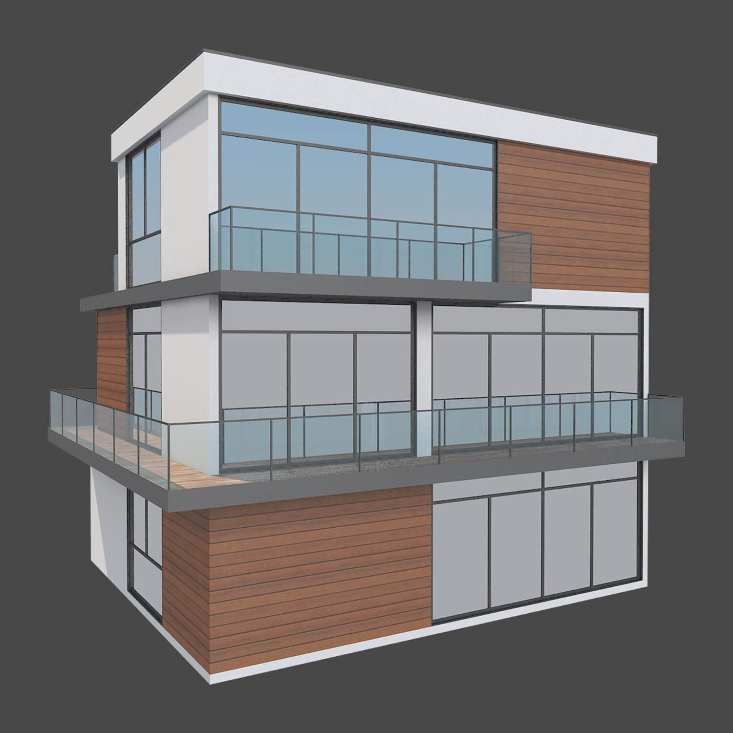 House 3 3D Model by virtual3d