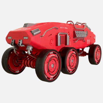 Mars Rover-1-Red