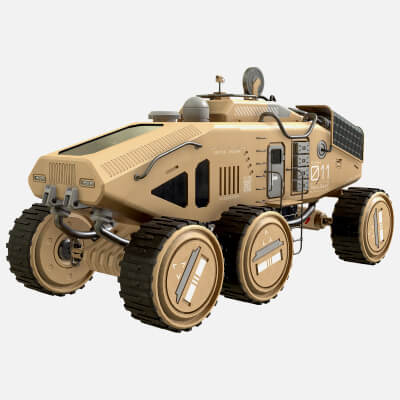 Mars Rover Concept 2 Desert