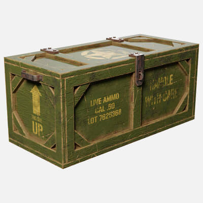 Military Wooden Box 1