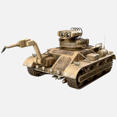 Robot Concept-3-Desert-Dirty