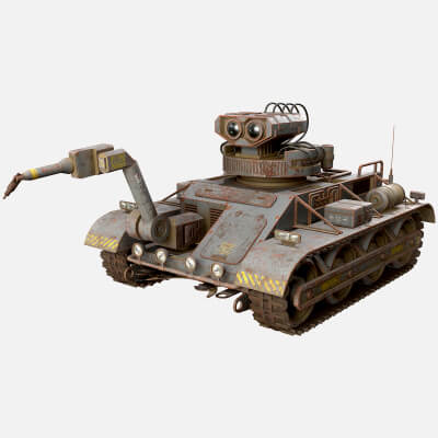 Robot Concept-3-Urban-Rusty