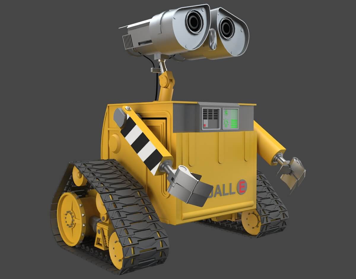 WallE Free 3D Model by virtual3d