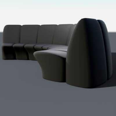 Curve Sofa Model