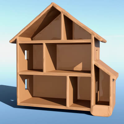 Low Poly House by VisionStudio