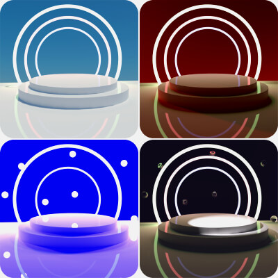 Studio Set Scenes Presets