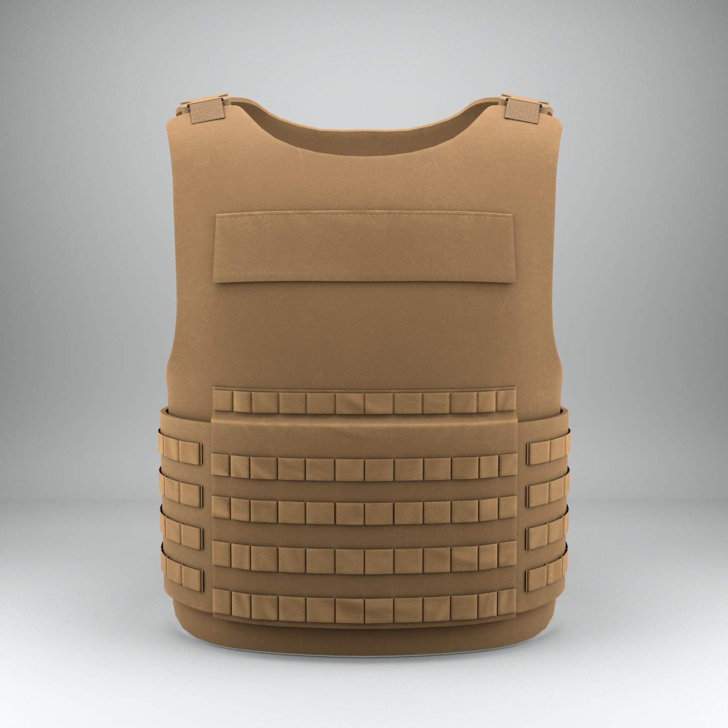 Military Flak Jacket Bullet Proof Vest 3D Model by Vitamin
