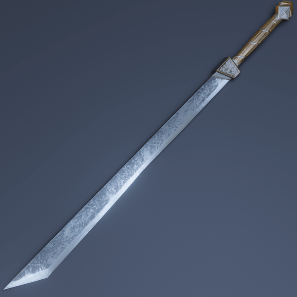 Sword Metal 2 3D Render RenderHub Gallery
