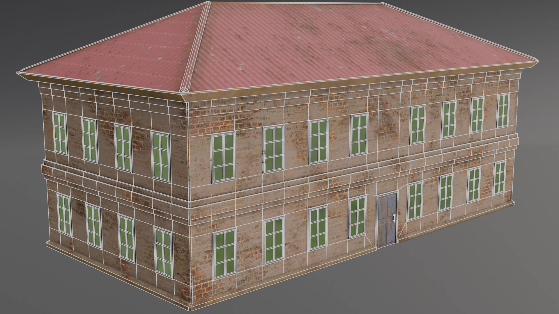 Old Administrative Building 3d Model By Vladyslavvlad