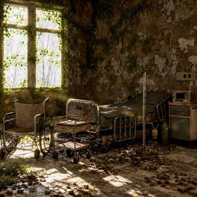 Post-Apocalyptic Medical & Hospital Props by VoidCrafts Studios