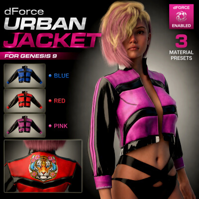 dForce Urban Jacket for Genesis 9