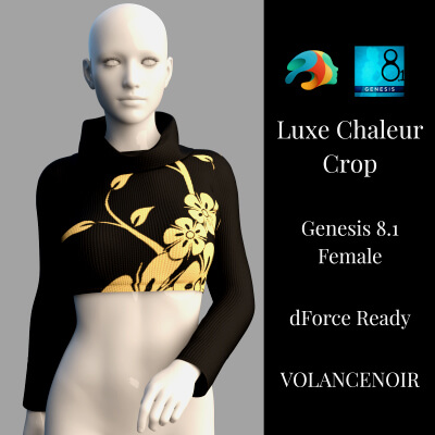 Luxe Chaleur Crop Genesis 8.1 Female