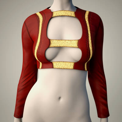 dForce Traverse Cut Sweatshirt Fashion Top Genesis 9 Female