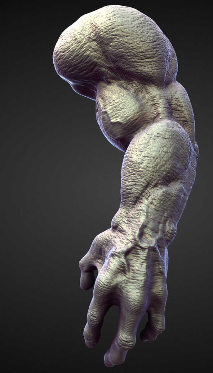 ARM3 High Poly Sculpt - 3D Model by Voltima