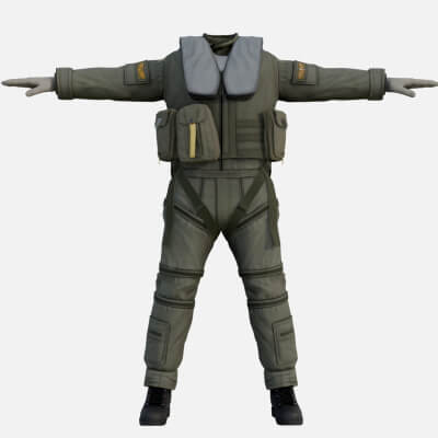 Military Aviator Suit