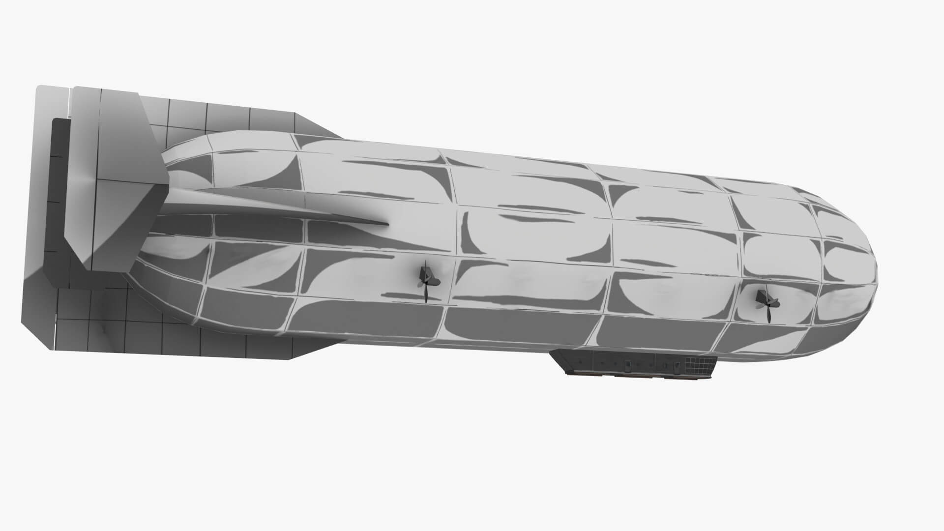 Zeppelin Airship 3D Model by VRTOON