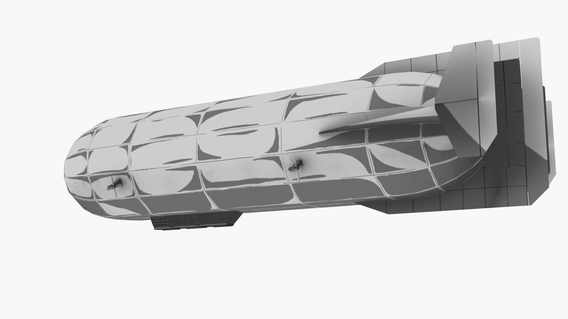 Zeppelin Airship 3D Model by VRTOON