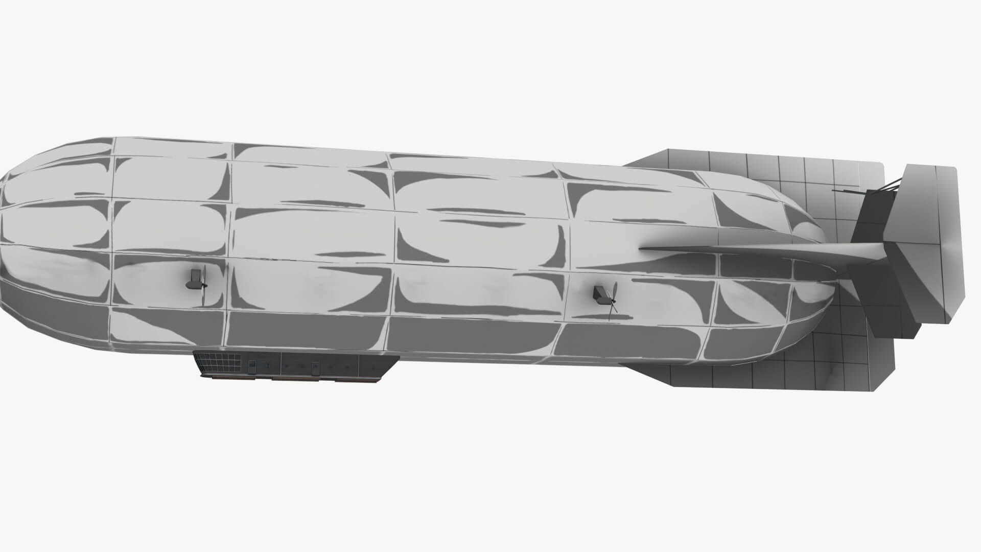 Zeppelin Airship 3D Model by VRTOON