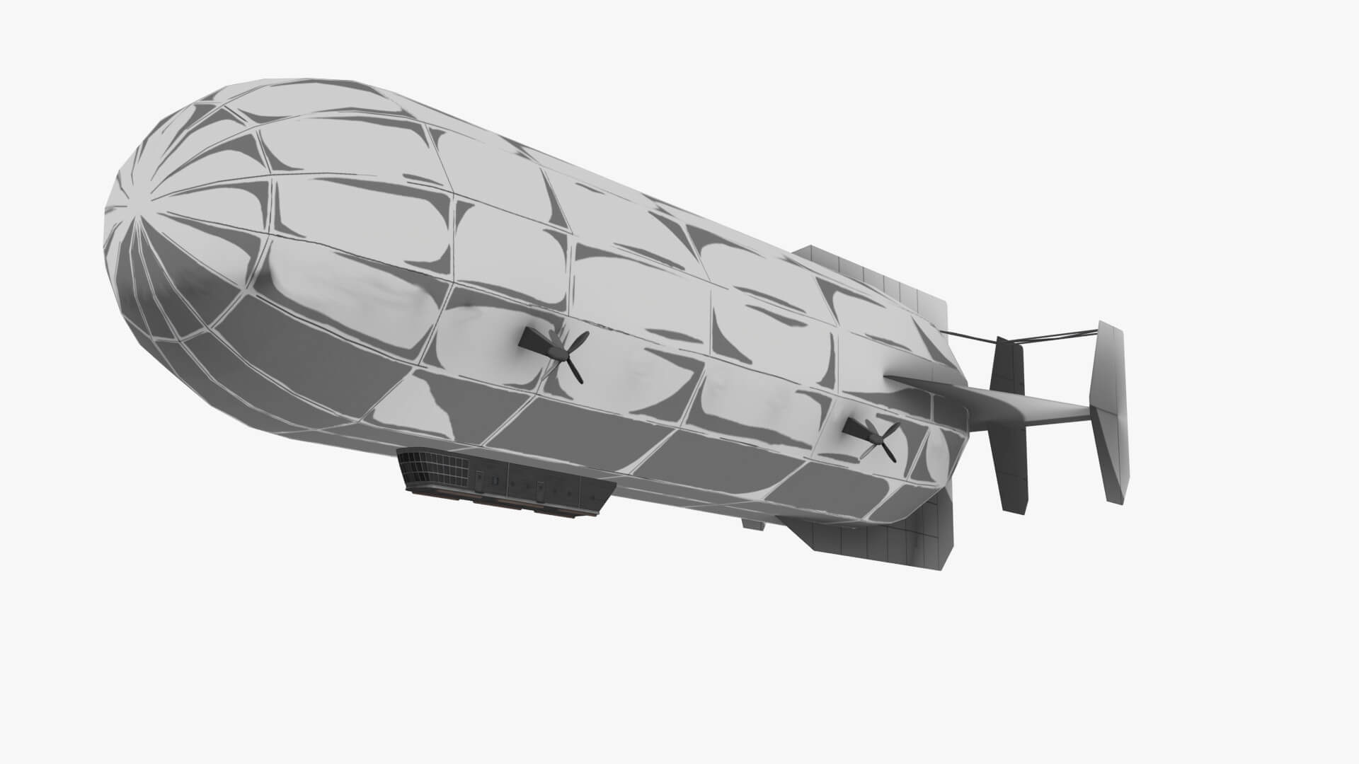 Zeppelin Airship 3D Model by VRTOON