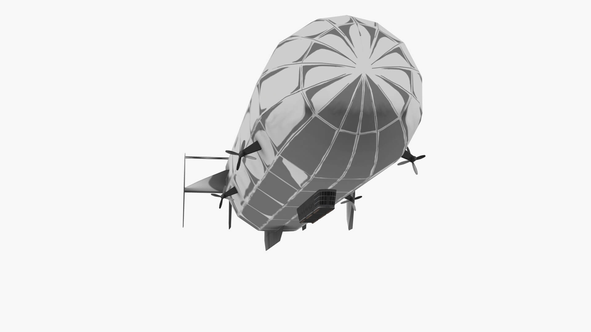 Zeppelin Airship 3D Model by VRTOON