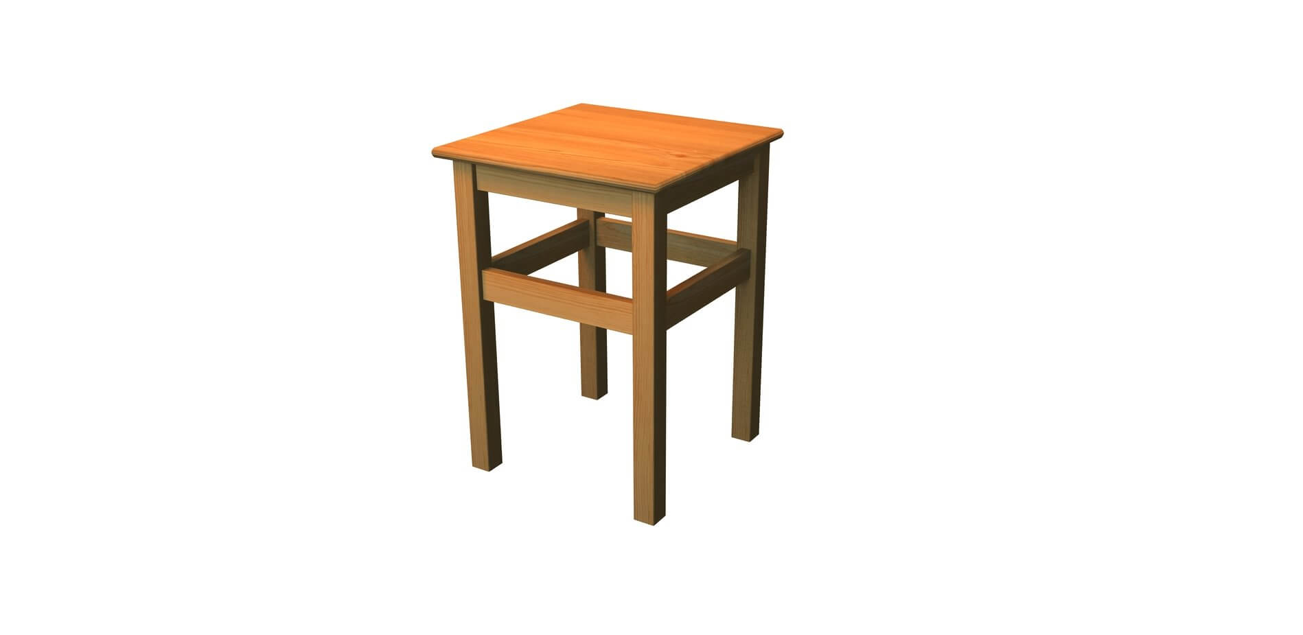 Basic Wooden Chair - Free 3D Model by vujke011