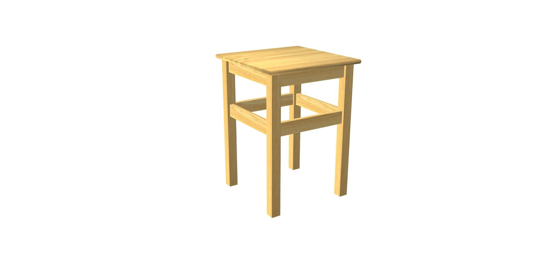 Basic Wooden Chair - Free 3D Model by vujke011