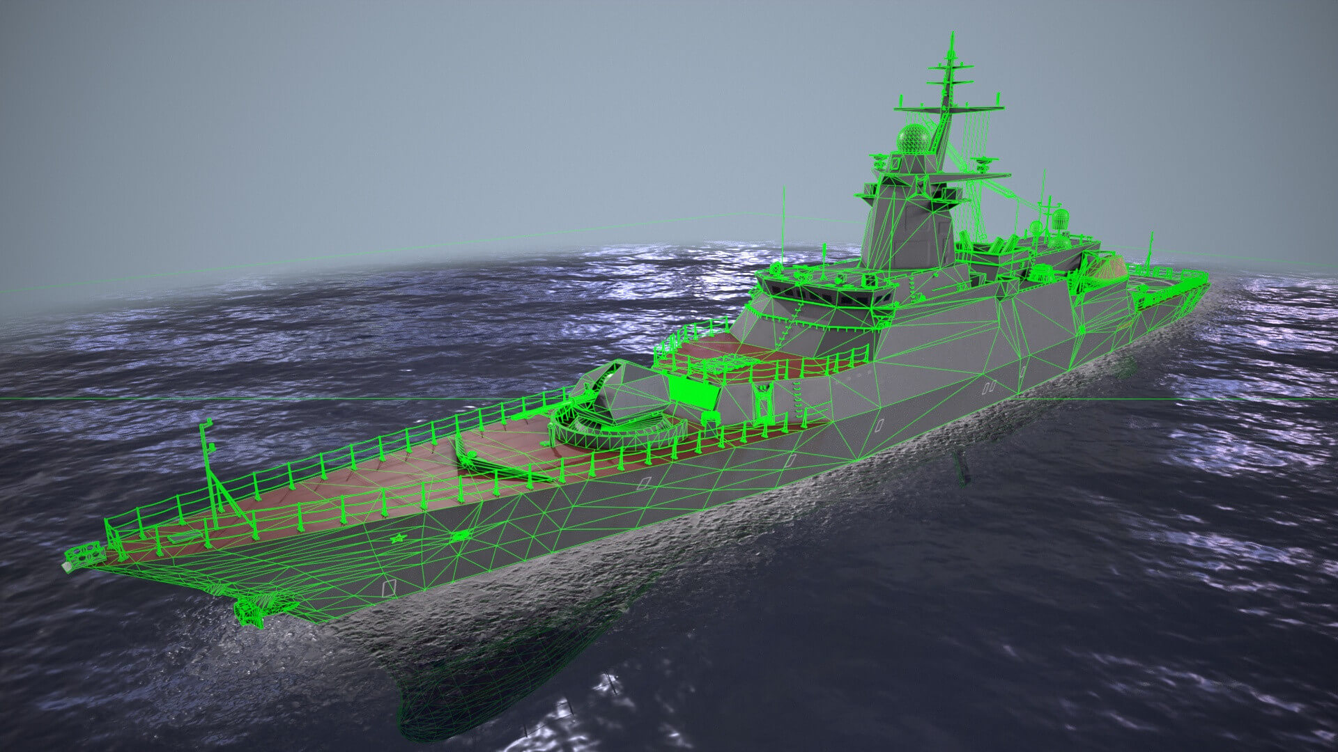 War Ship Corvette 20385 - 3D Model by war_ships