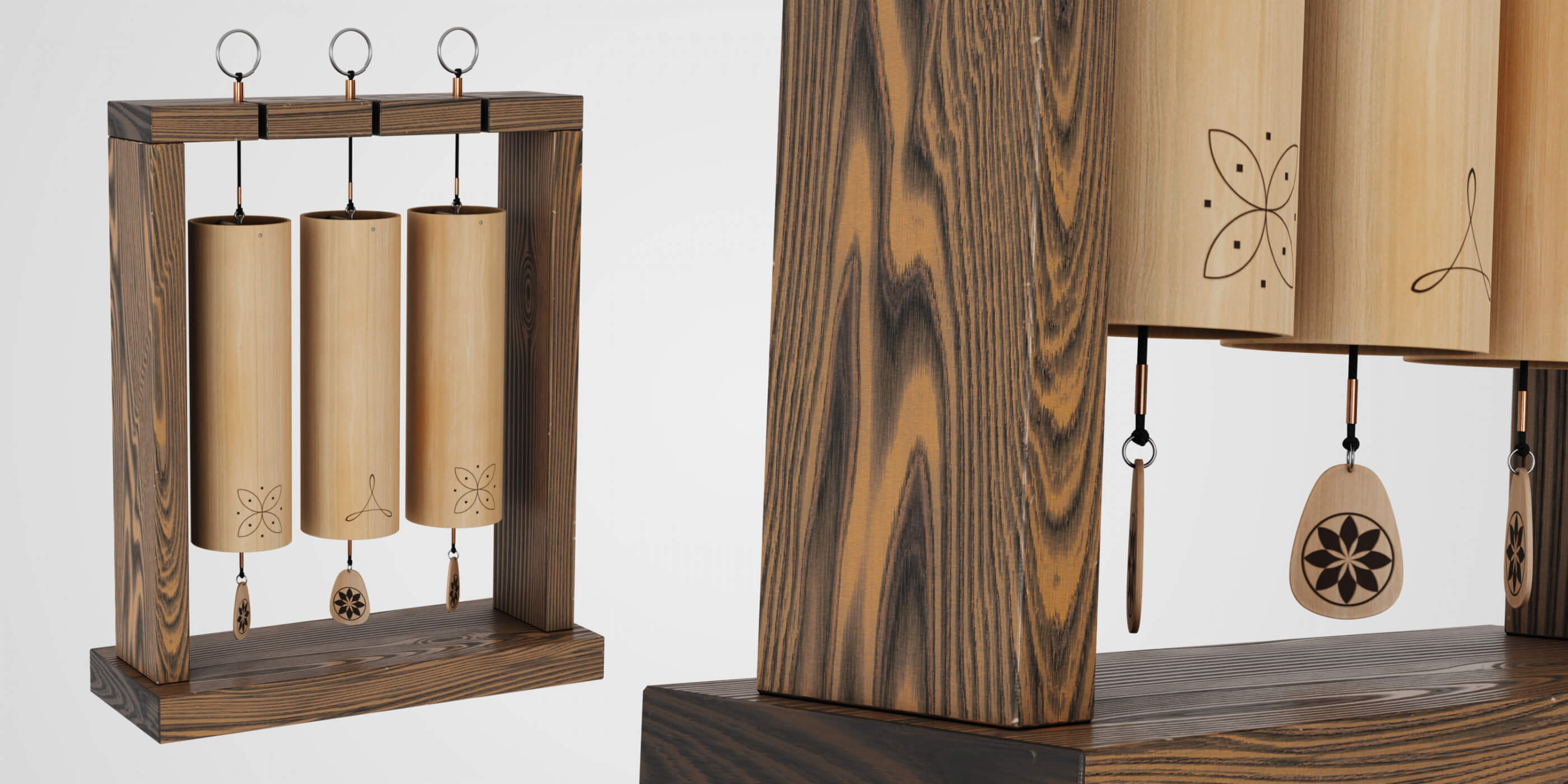 Koshi Wind Chime 3D Model by Warkarma