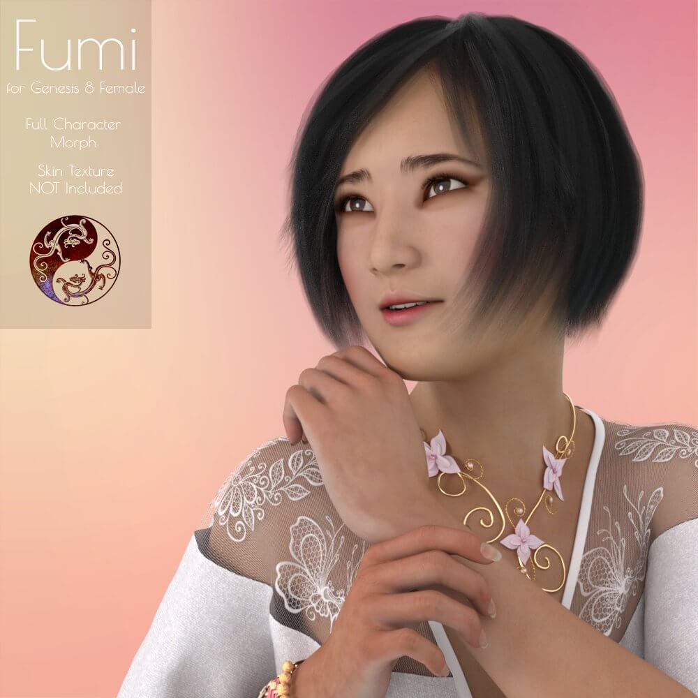 Fumi Morph for Genesis 8 Female Daz Content by warloc
