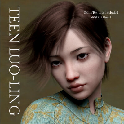Teen Luo-Ling Morph for Genesis 8 Female