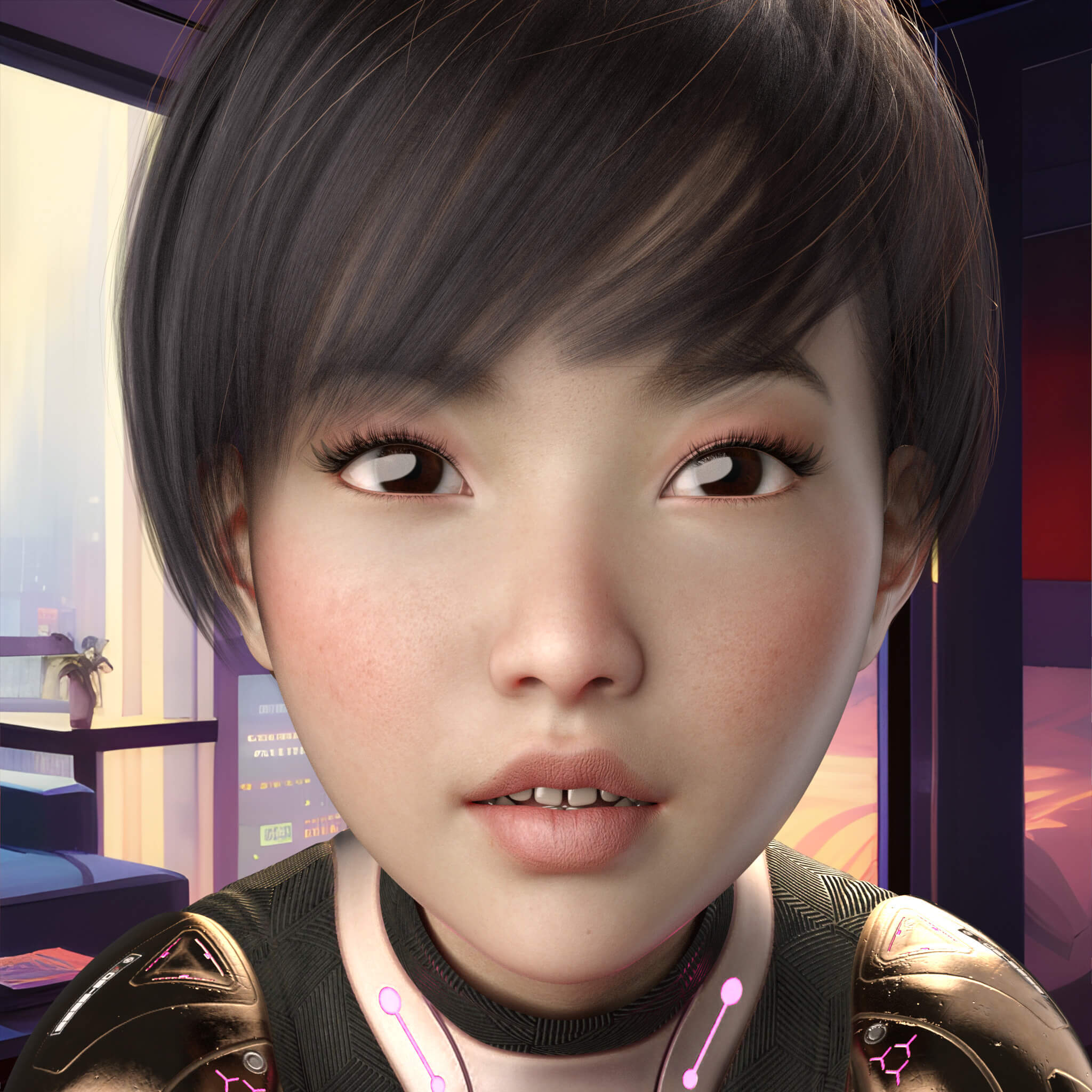 Xiuqing Teen Character Morph for Genesis 8 Female Daz Content by warloc