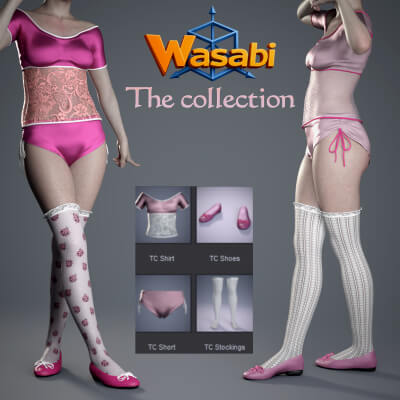 The Collection for Genesis 8 Female and Genesis 9 by Wasabi