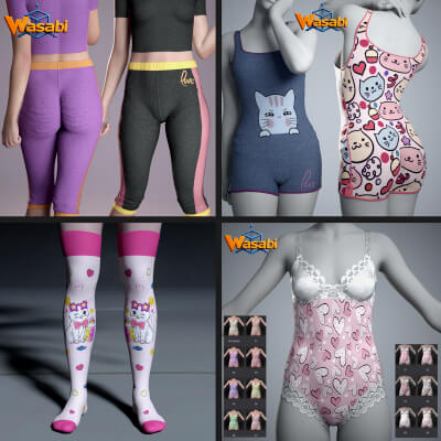 Wasabi Clothes Package 1 by Wasabi