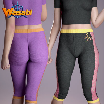 Wasabi Summer Set for Genesis 9 and Genesis 8 Female by Wasabi
