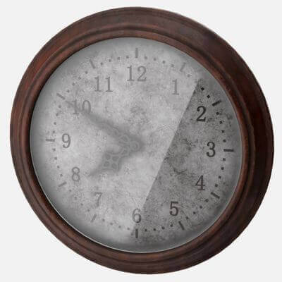 Antique Wall Clock - 3D Model by weeray